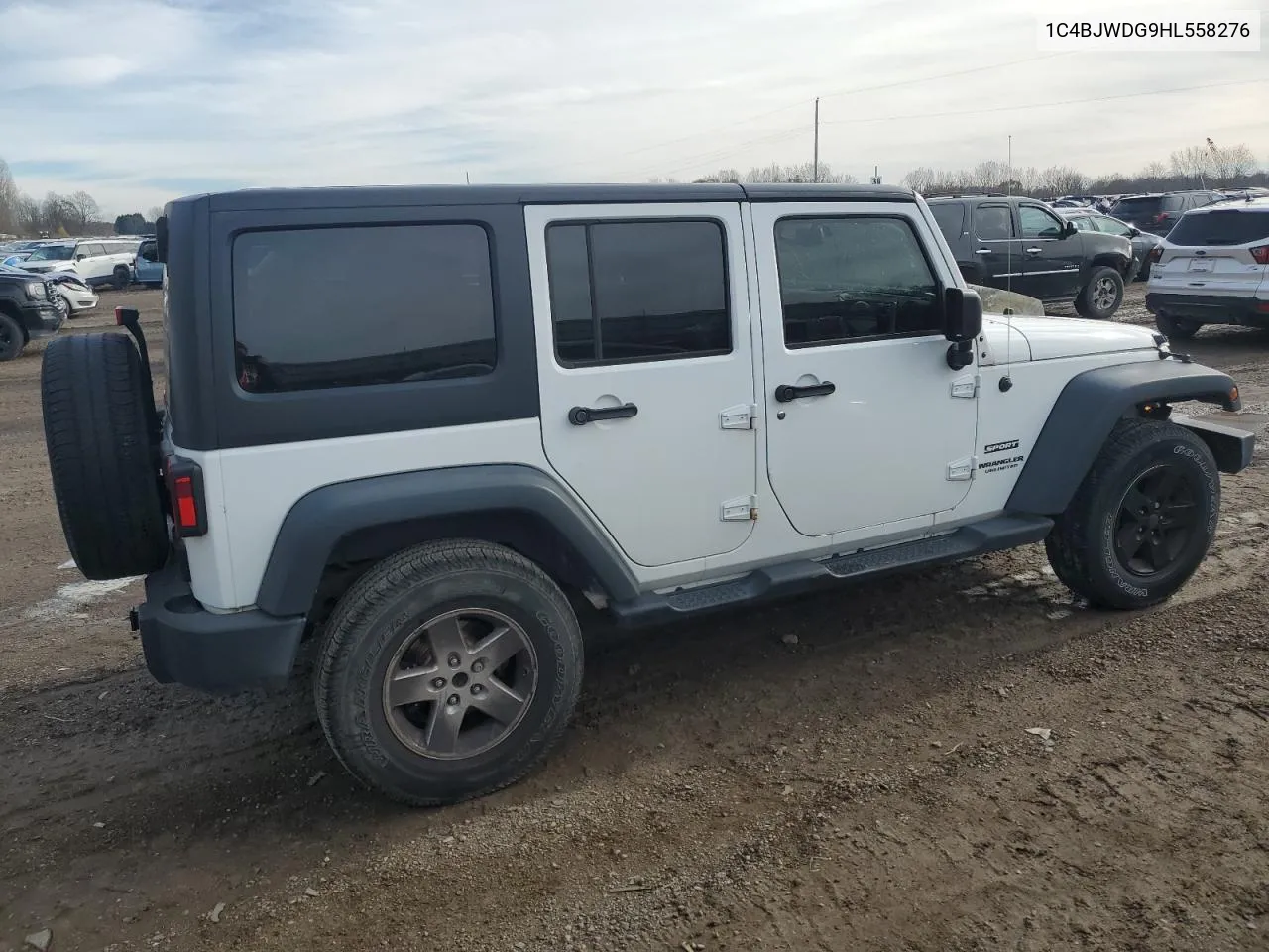 2017 Jeep Wrangler Unlimited Sport VIN: 1C4BJWDG9HL558276 Lot: 80419034