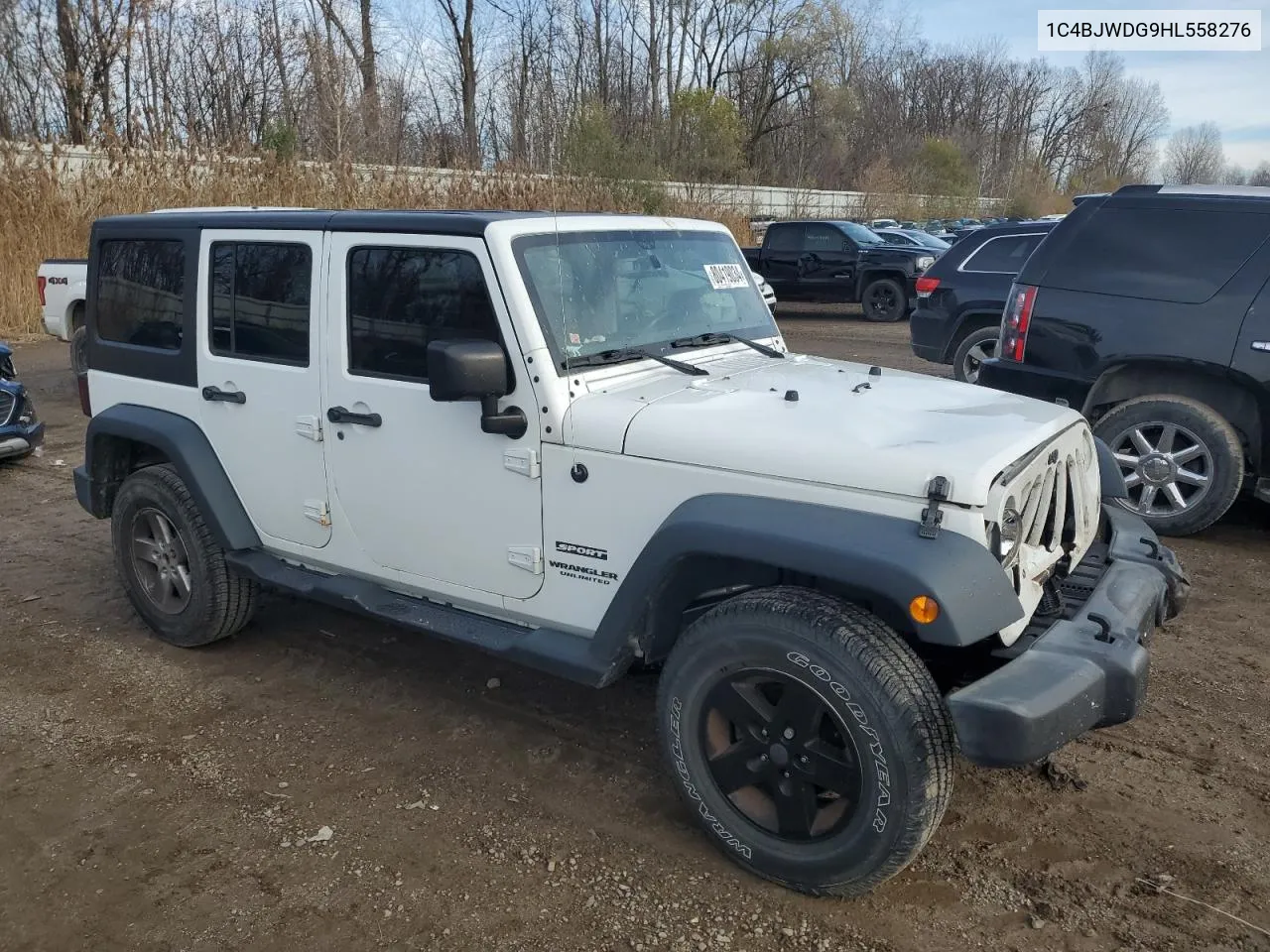 2017 Jeep Wrangler Unlimited Sport VIN: 1C4BJWDG9HL558276 Lot: 80419034