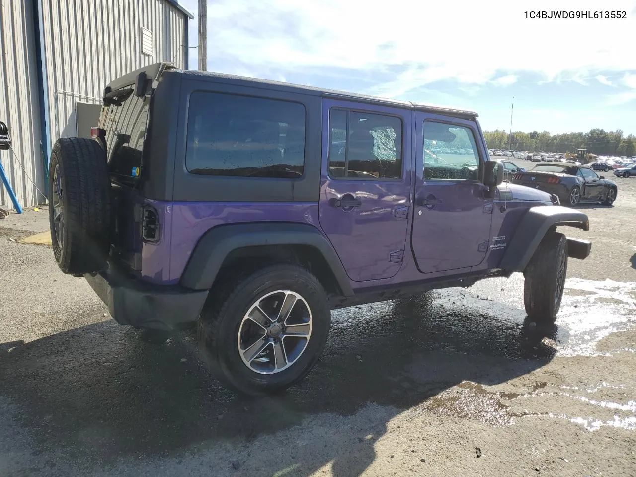 2017 Jeep Wrangler Unlimited Sport VIN: 1C4BJWDG9HL613552 Lot: 80589494