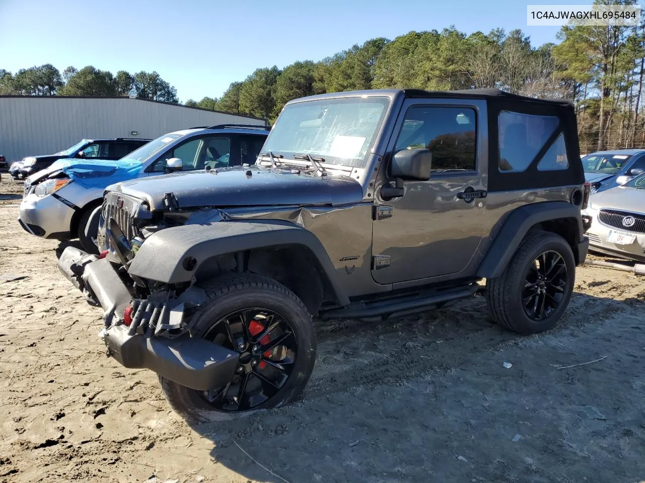 2017 Jeep Wrangler Sport VIN: 1C4AJWAGXHL695484 Lot: 81036574