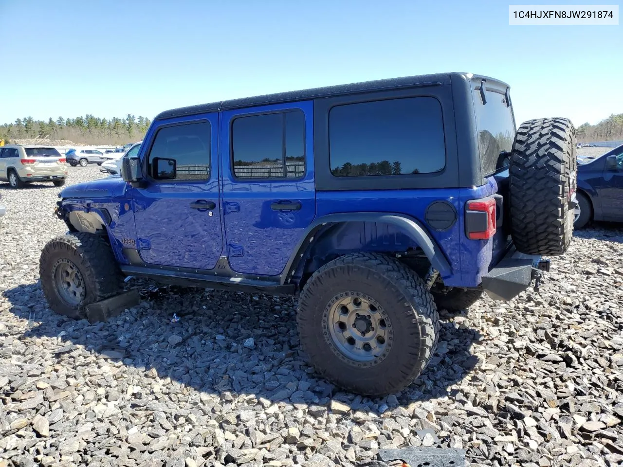 2018 Jeep Wrangler Unlimited Rubicon VIN: 1C4HJXFN8JW291874 Lot: 51573984