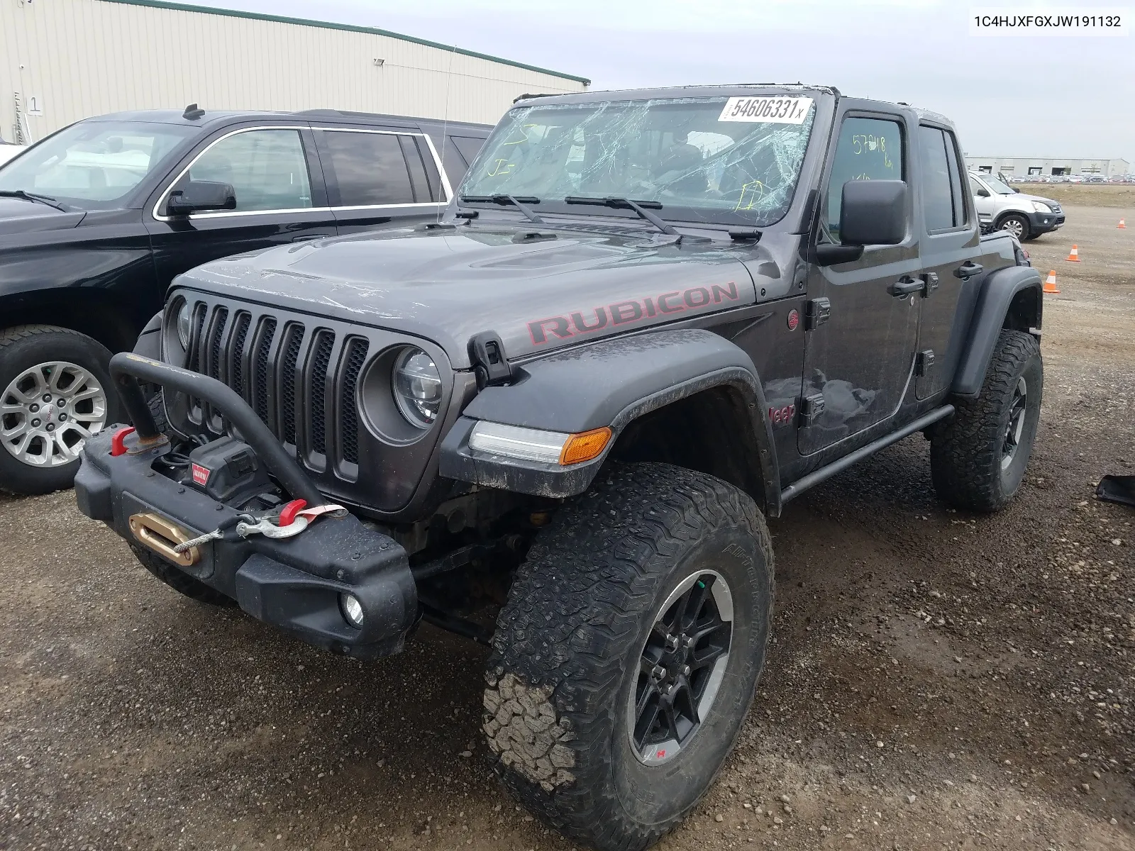 2018 Jeep Wrangler Unlimited Rubicon VIN: 1C4HJXFGXJW191132 Lot: 54606331