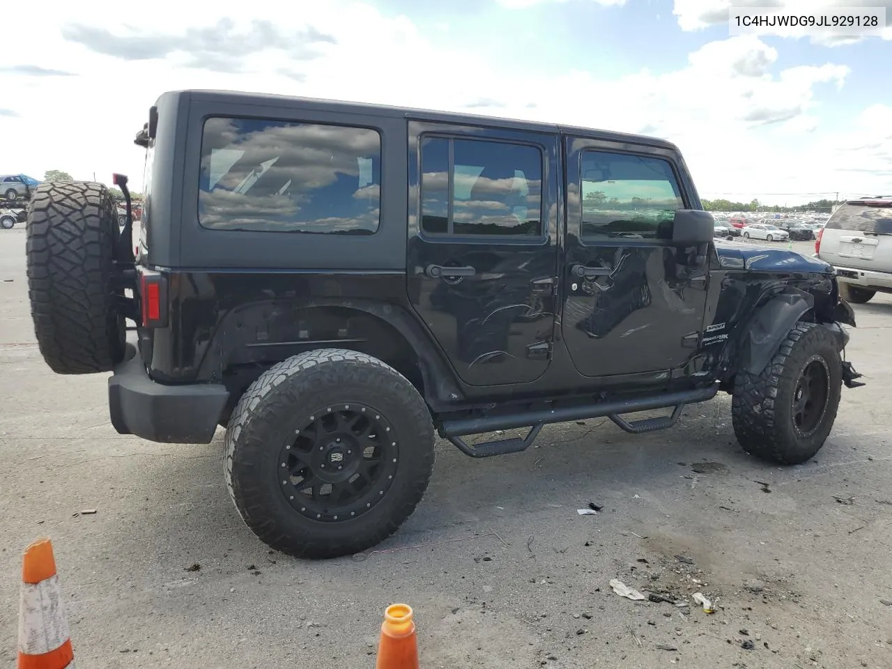 2018 Jeep Wrangler Unlimited Sport VIN: 1C4HJWDG9JL929128 Lot: 56760154