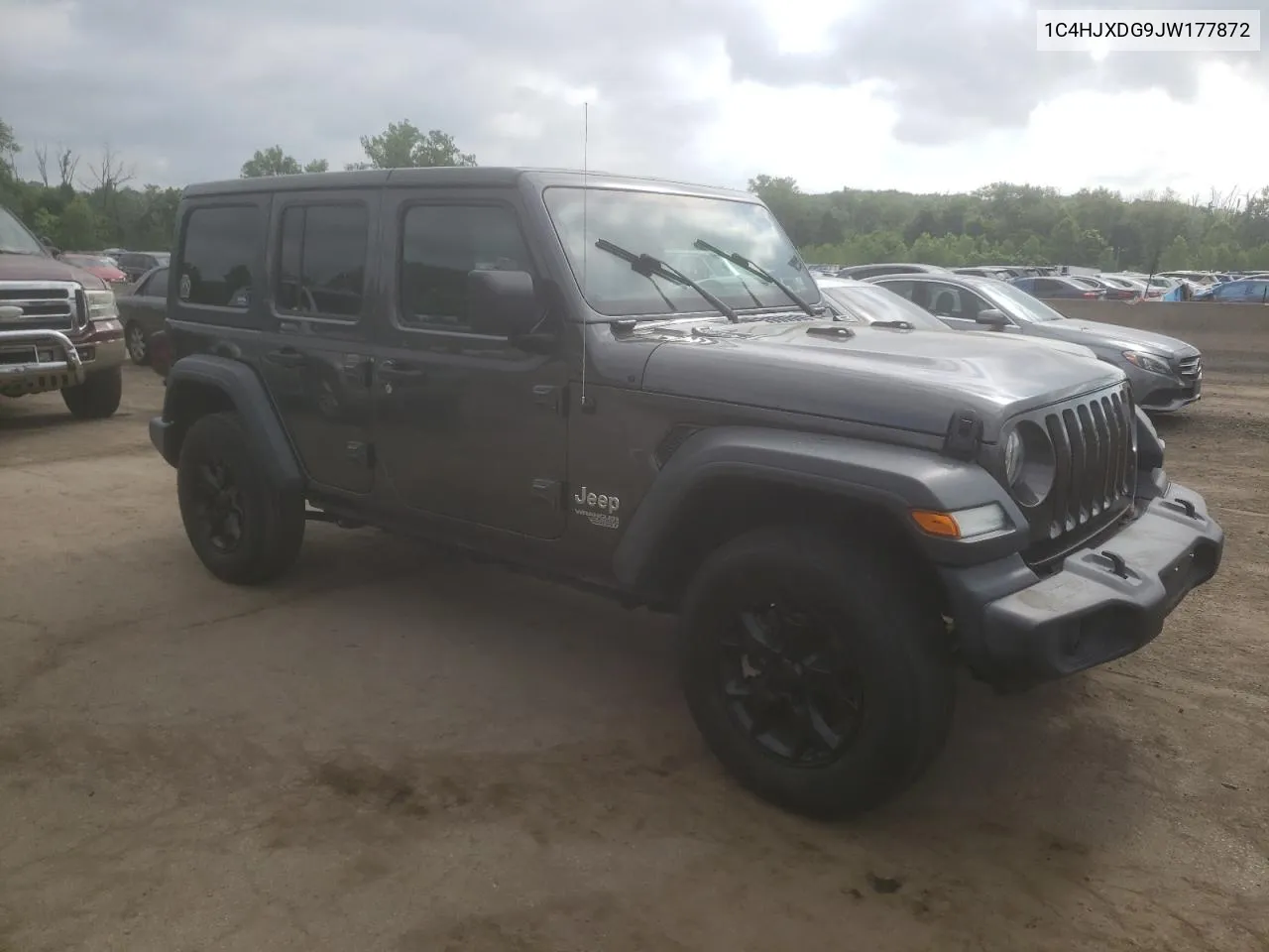 2018 Jeep Wrangler Unlimited Sport VIN: 1C4HJXDG9JW177872 Lot: 57211644