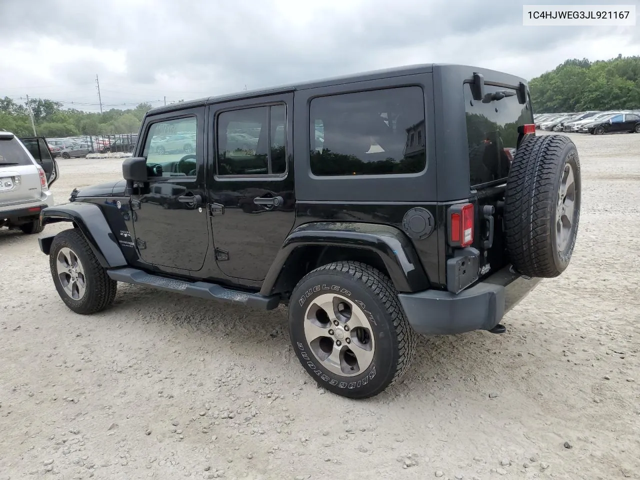 2018 Jeep Wrangler Unlimited Sahara VIN: 1C4HJWEG3JL921167 Lot: 57310714