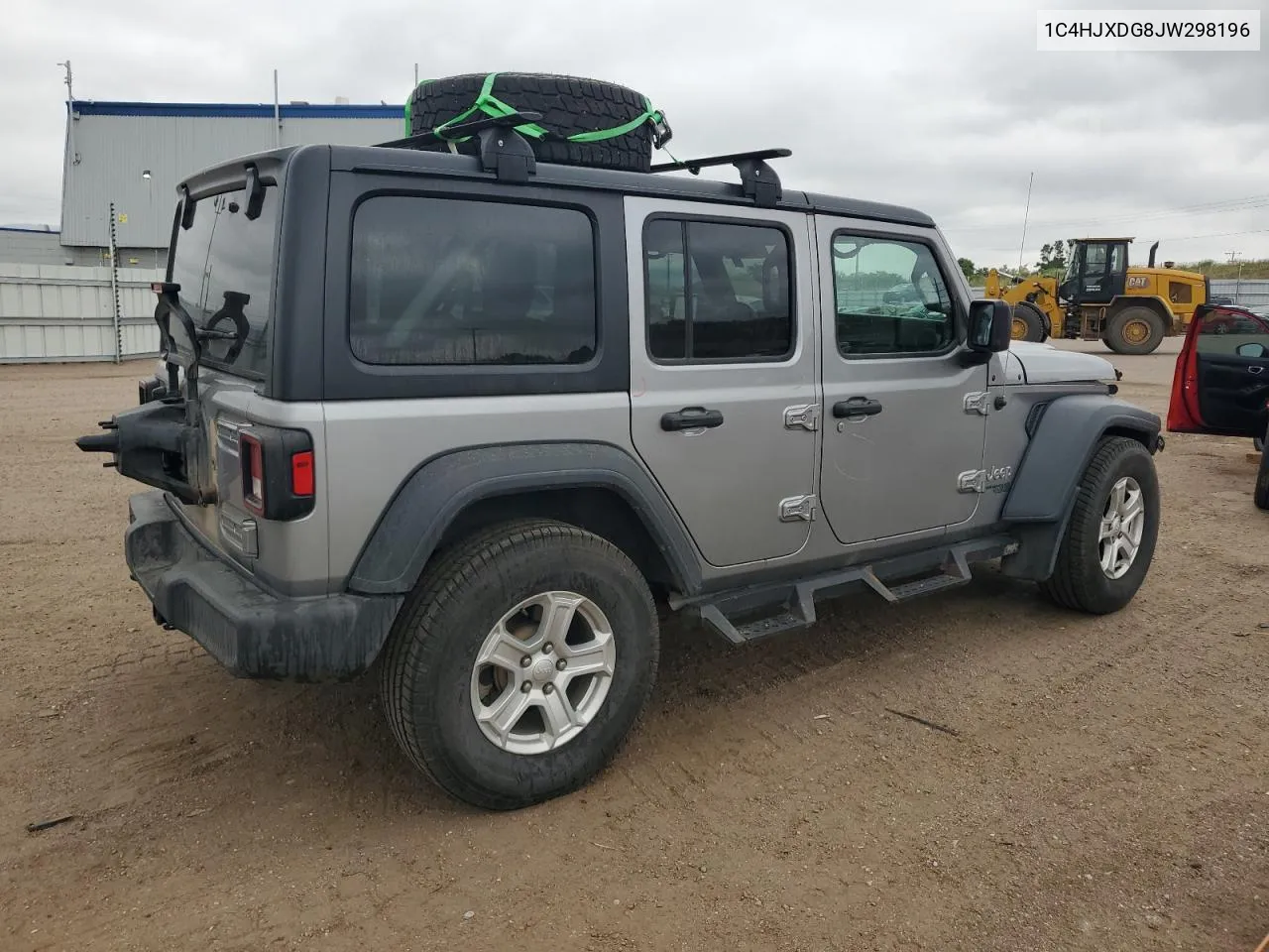 2018 Jeep Wrangler Unlimited Sport VIN: 1C4HJXDG8JW298196 Lot: 58528254