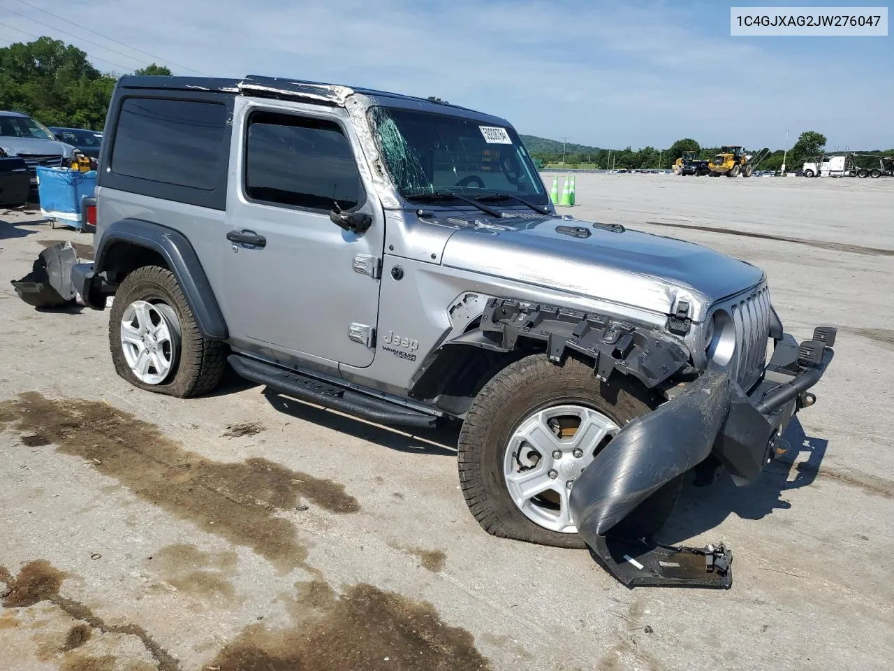 2018 Jeep Wrangler Sport VIN: 1C4GJXAG2JW276047 Lot: 59208764