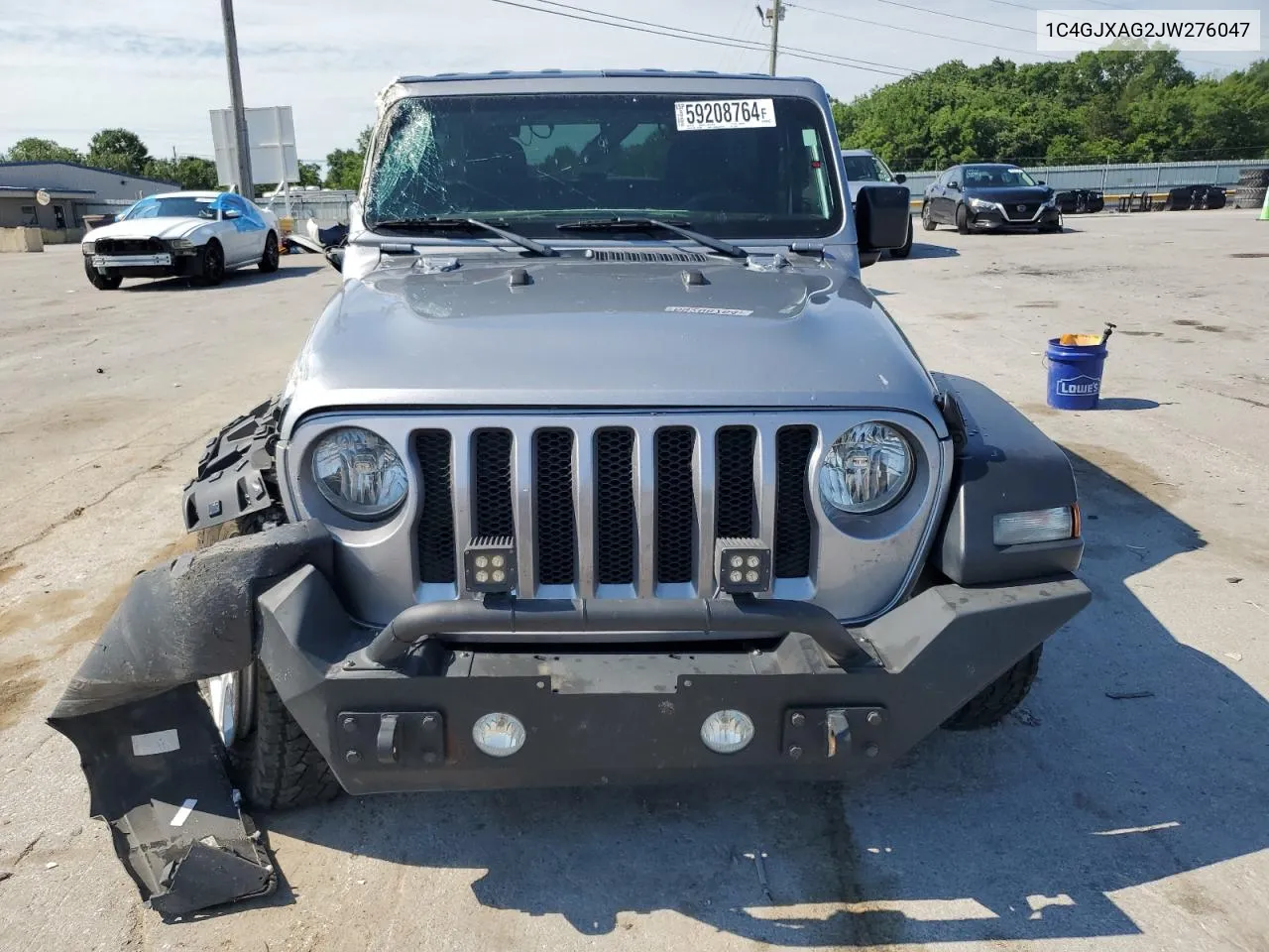 2018 Jeep Wrangler Sport VIN: 1C4GJXAG2JW276047 Lot: 59208764