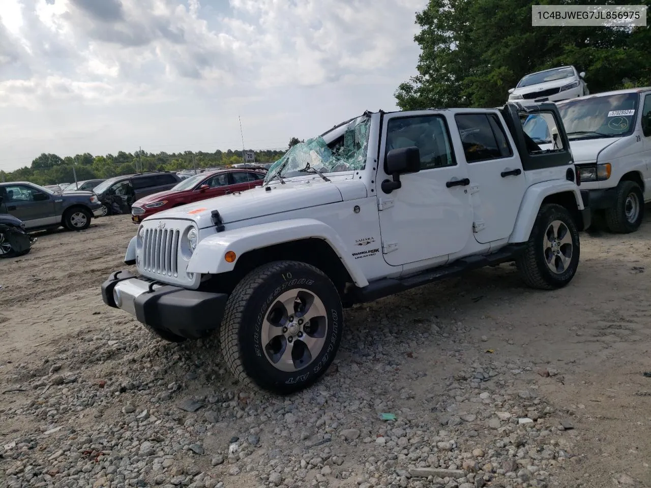 2018 Jeep Wrangler Unlimited Sahara VIN: 1C4BJWEG7JL856975 Lot: 59562484