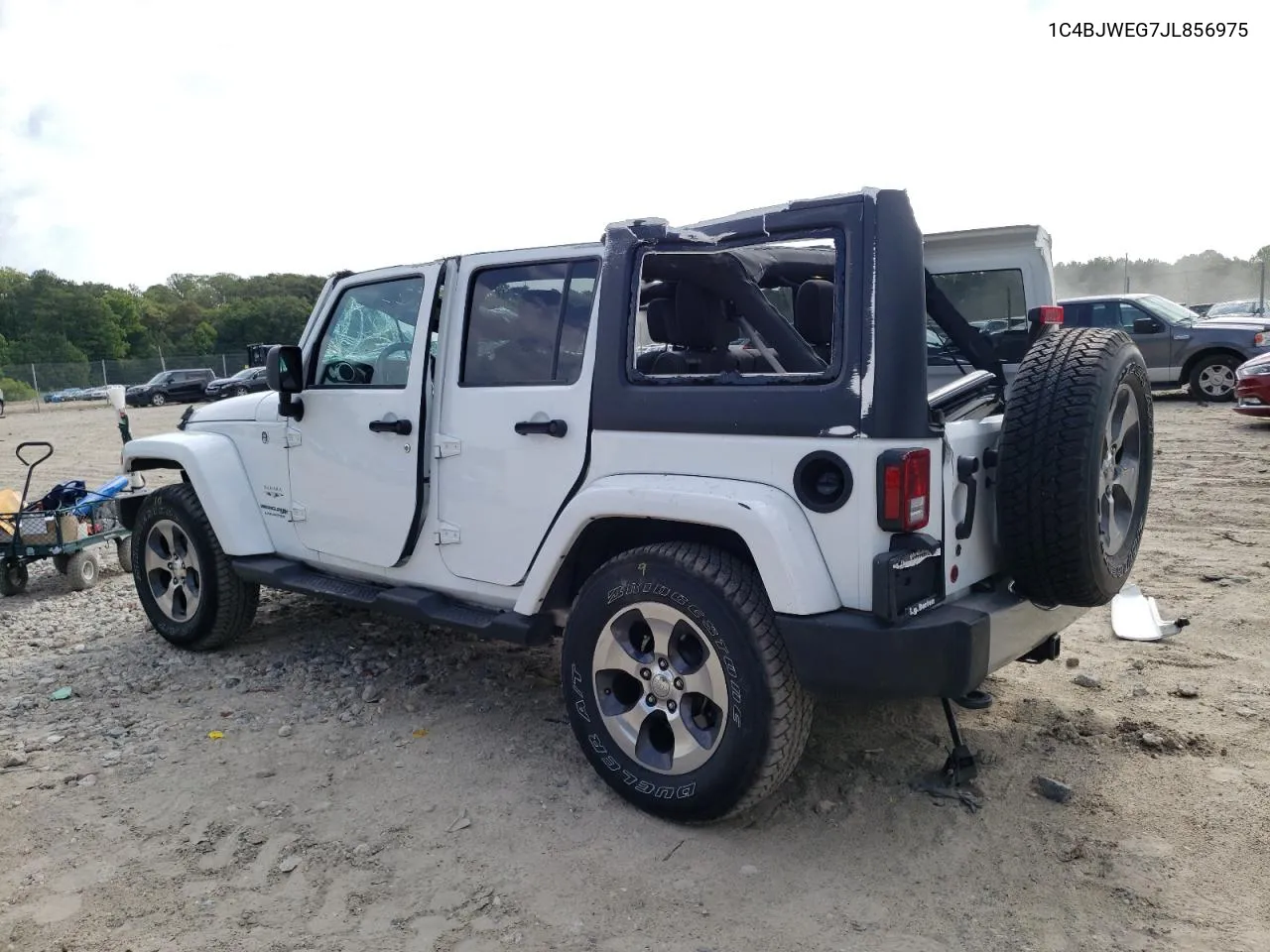 2018 Jeep Wrangler Unlimited Sahara VIN: 1C4BJWEG7JL856975 Lot: 59562484