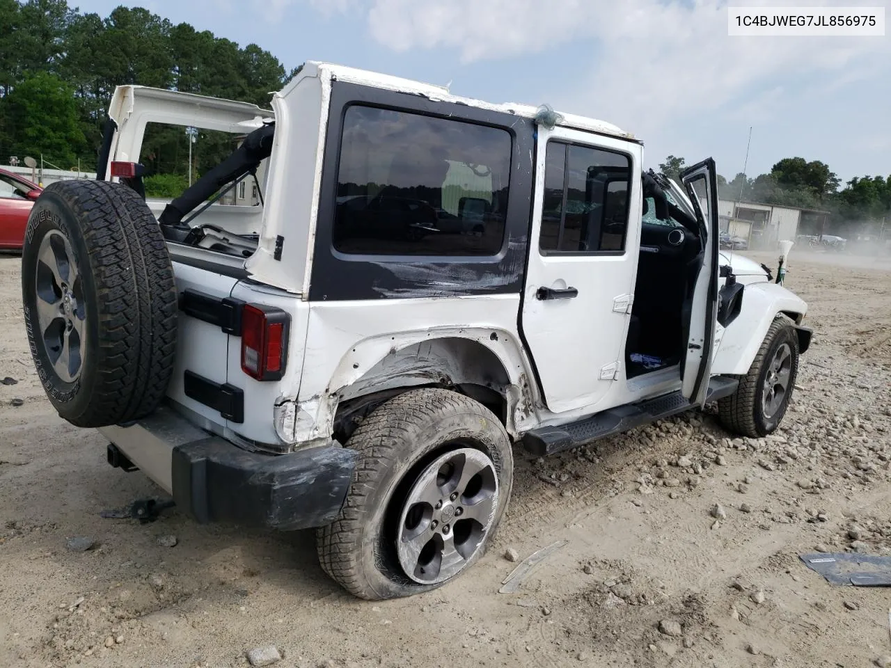 2018 Jeep Wrangler Unlimited Sahara VIN: 1C4BJWEG7JL856975 Lot: 59562484