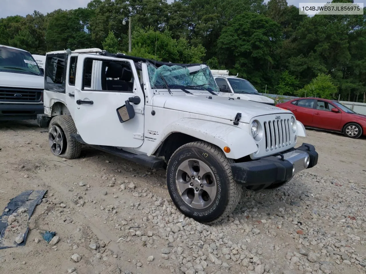 2018 Jeep Wrangler Unlimited Sahara VIN: 1C4BJWEG7JL856975 Lot: 59562484