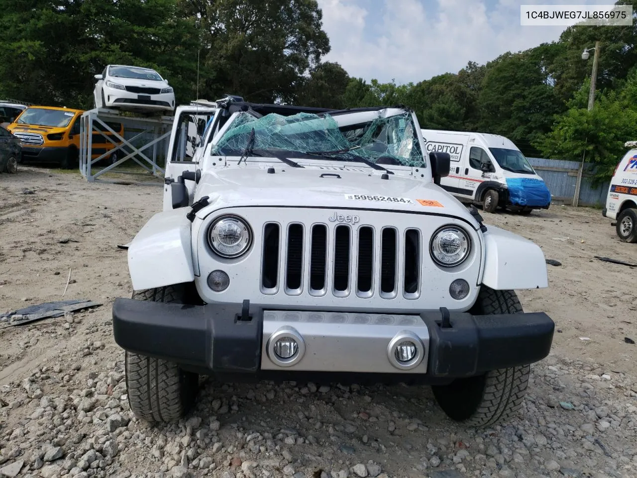 2018 Jeep Wrangler Unlimited Sahara VIN: 1C4BJWEG7JL856975 Lot: 59562484