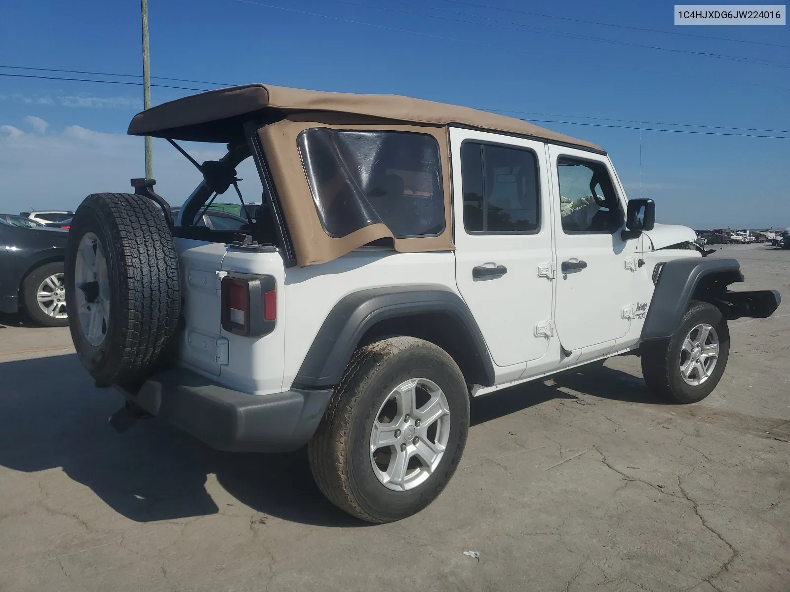 1C4HJXDG6JW224016 2018 Jeep Wrangler Unlimited Sport