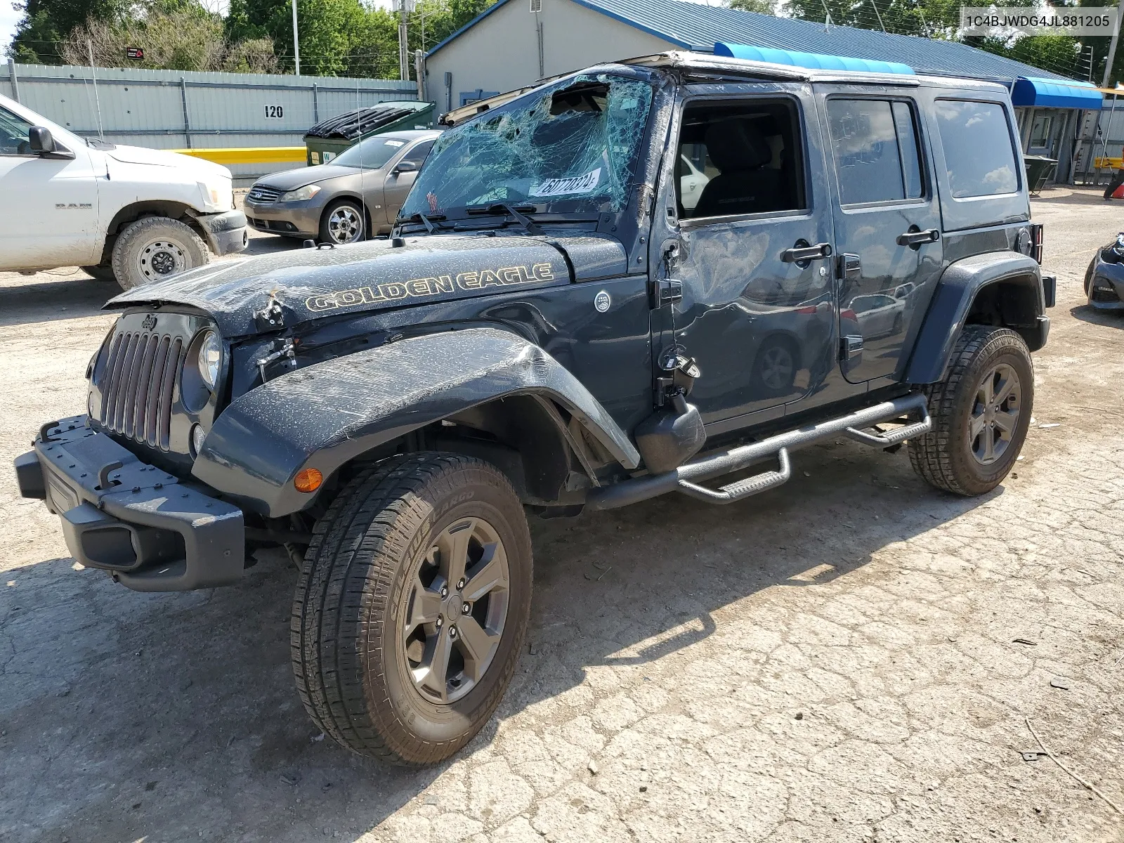 2018 Jeep Wrangler Unlimited Sport VIN: 1C4BJWDG4JL881205 Lot: 60770374