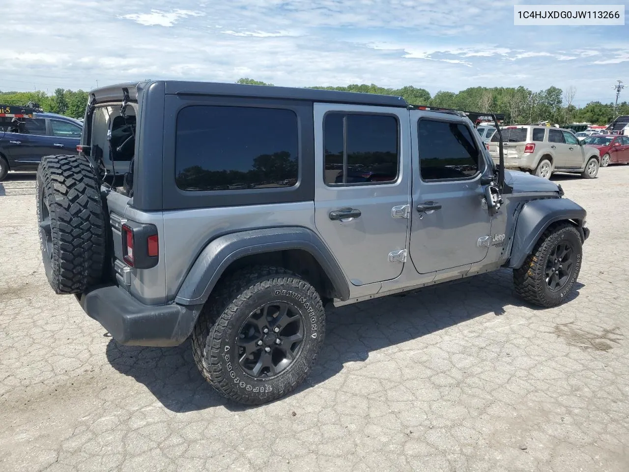 1C4HJXDG0JW113266 2018 Jeep Wrangler Unlimited Sport