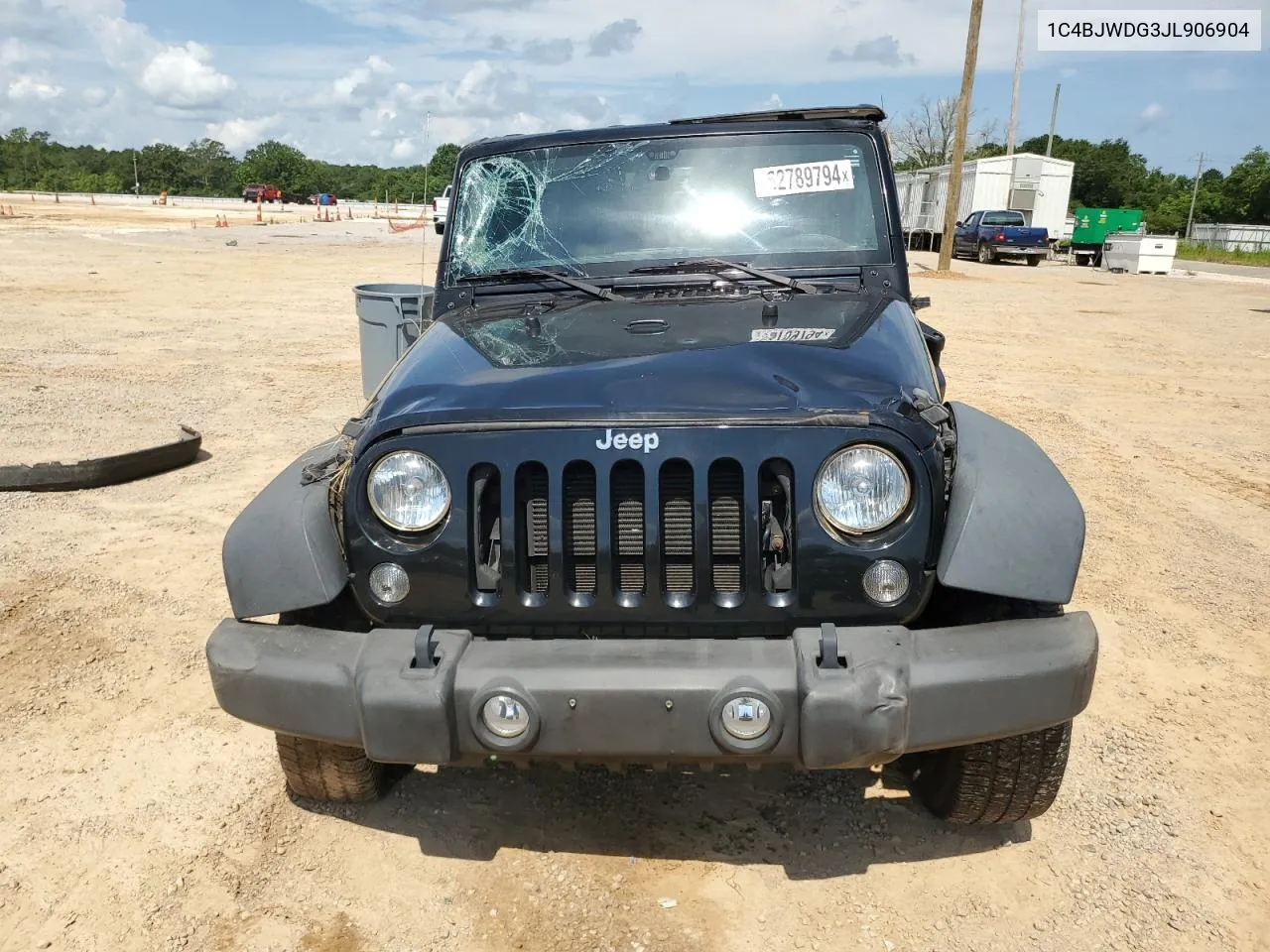 2018 Jeep Wrangler Unlimited Sport VIN: 1C4BJWDG3JL906904 Lot: 62789794