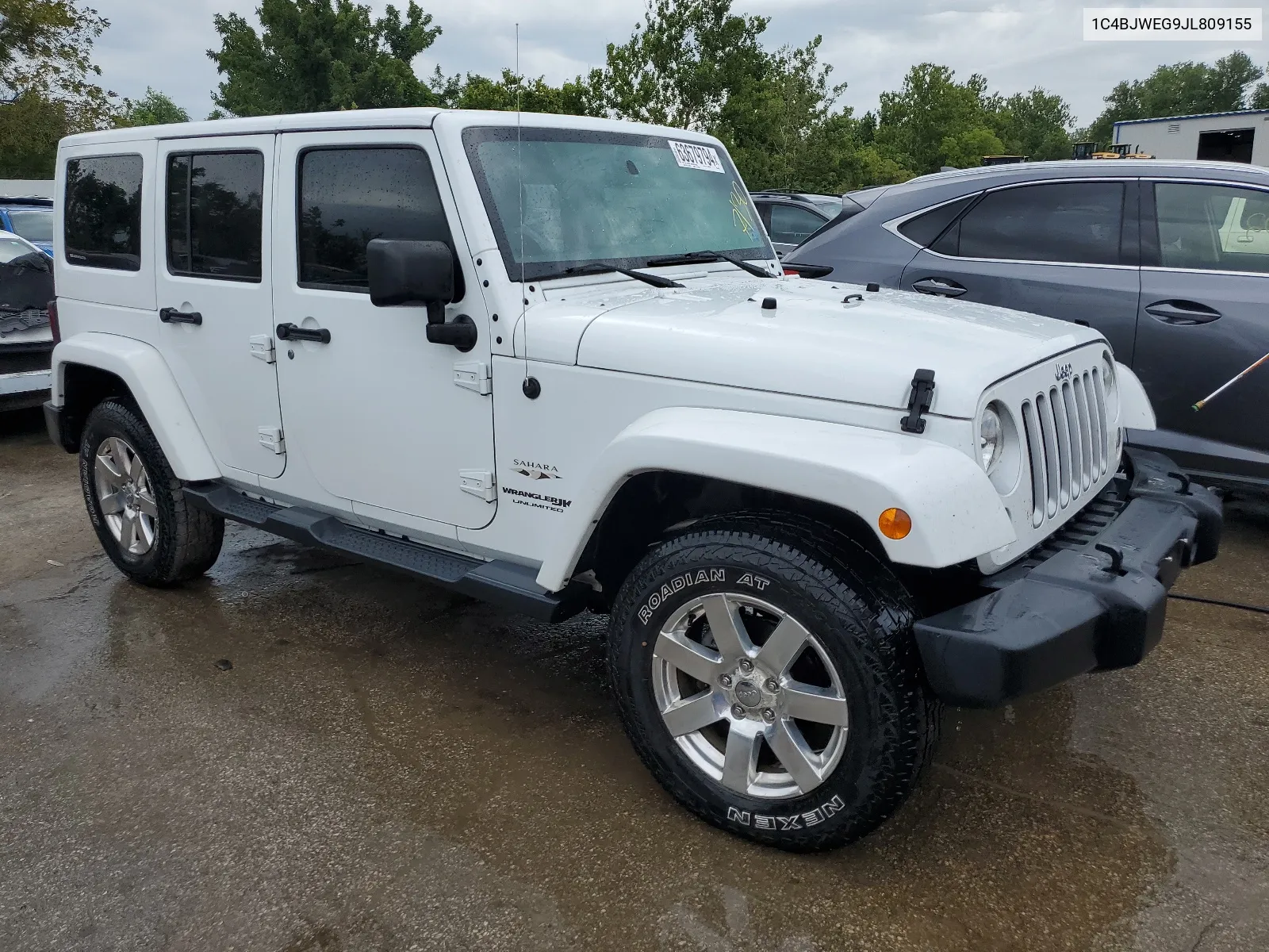 2018 Jeep Wrangler Unlimited Sahara VIN: 1C4BJWEG9JL809155 Lot: 63679794