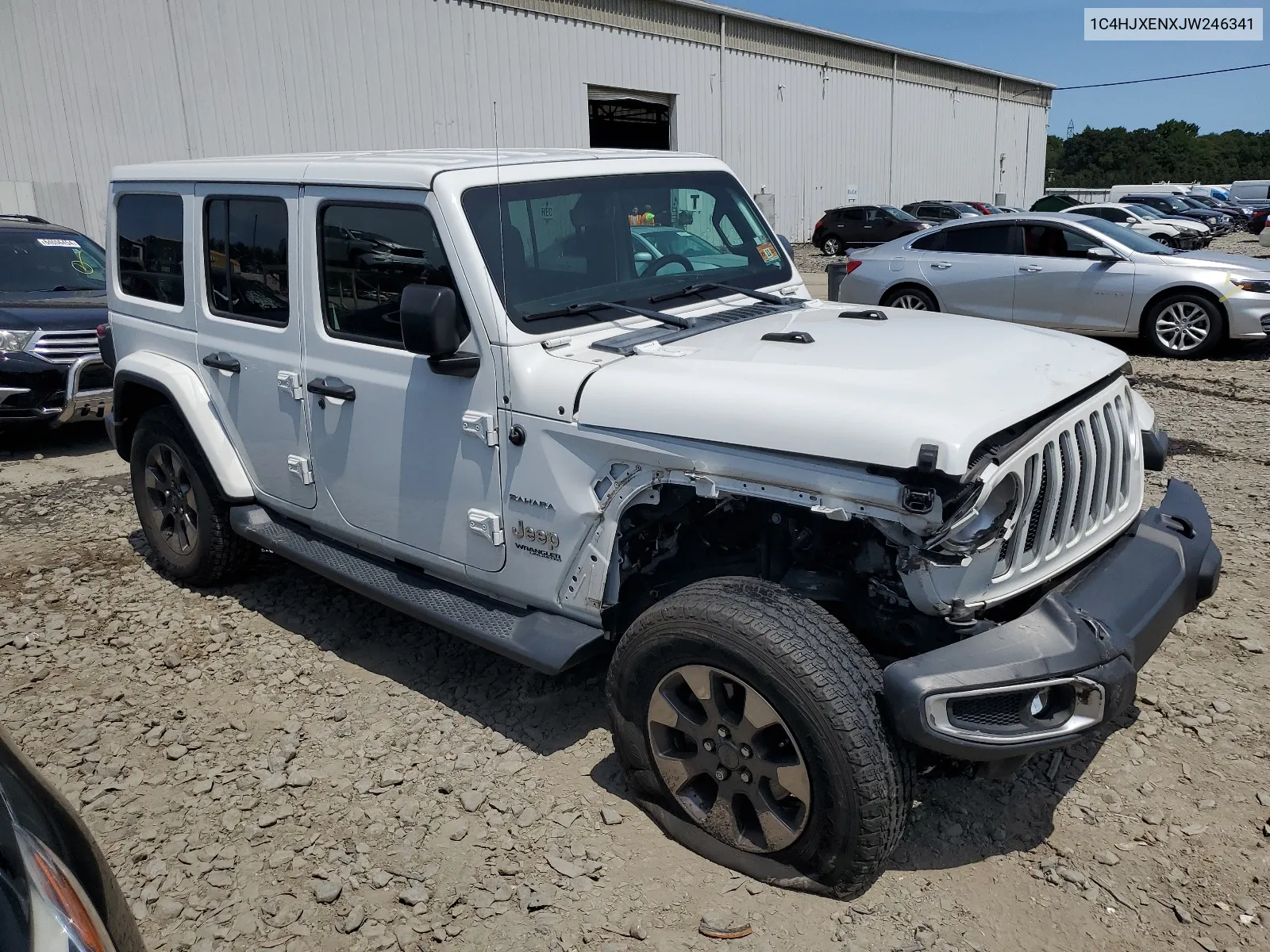 2018 Jeep Wrangler Unlimited Sahara VIN: 1C4HJXENXJW246341 Lot: 64137544