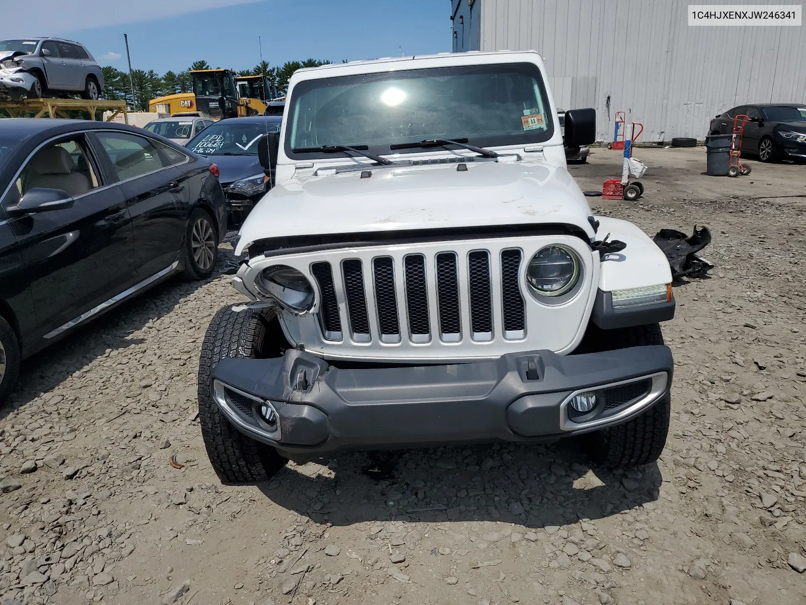 2018 Jeep Wrangler Unlimited Sahara VIN: 1C4HJXENXJW246341 Lot: 64137544