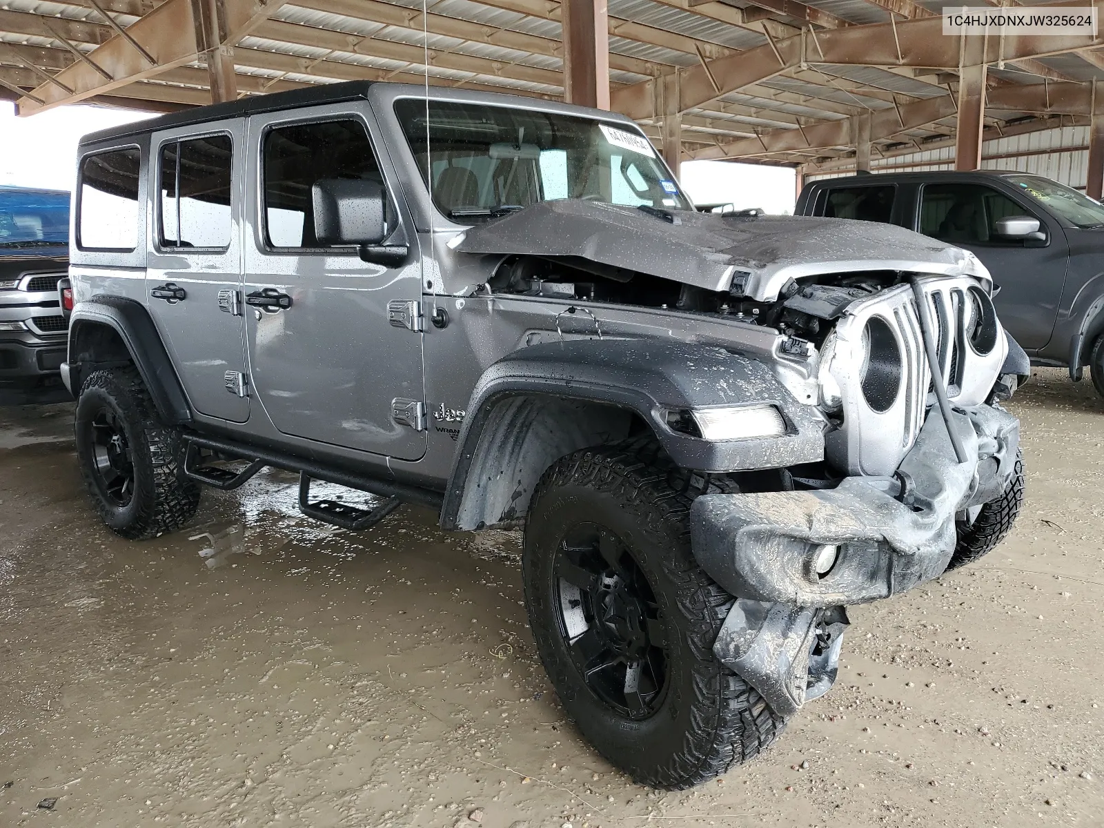 2018 Jeep Wrangler Unlimited Sport VIN: 1C4HJXDNXJW325624 Lot: 64760954