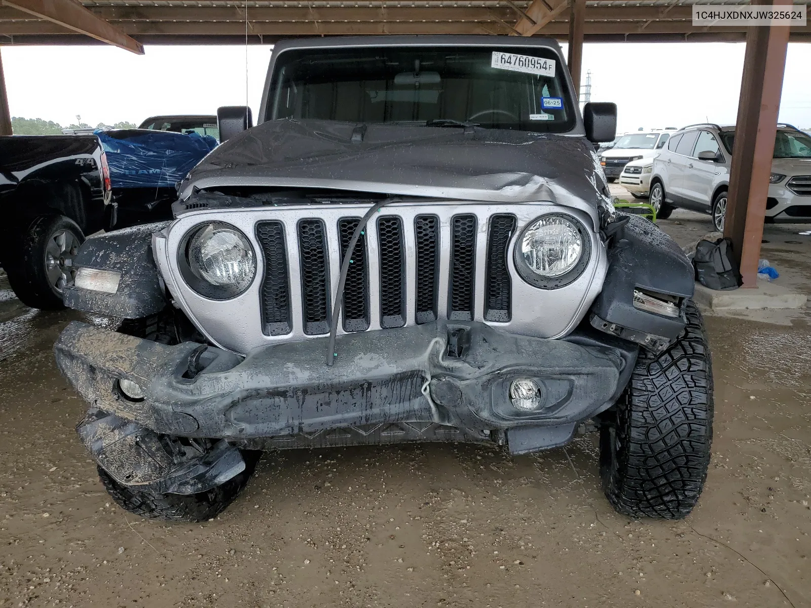 2018 Jeep Wrangler Unlimited Sport VIN: 1C4HJXDNXJW325624 Lot: 64760954