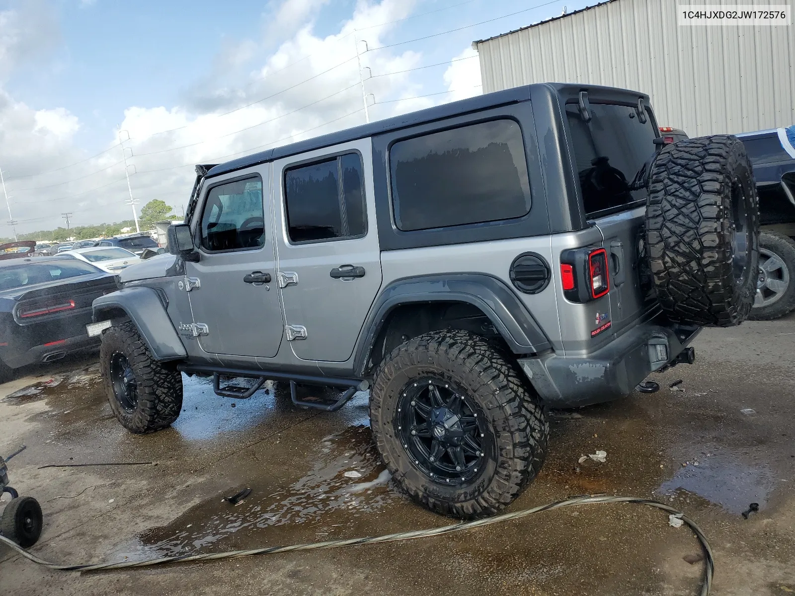 2018 Jeep Wrangler Unlimited Sport VIN: 1C4HJXDG2JW172576 Lot: 65240614