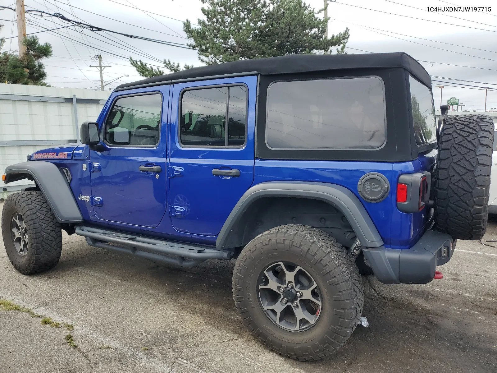 2018 Jeep Wrangler Unlimited Sport VIN: 1C4HJXDN7JW197715 Lot: 65563924