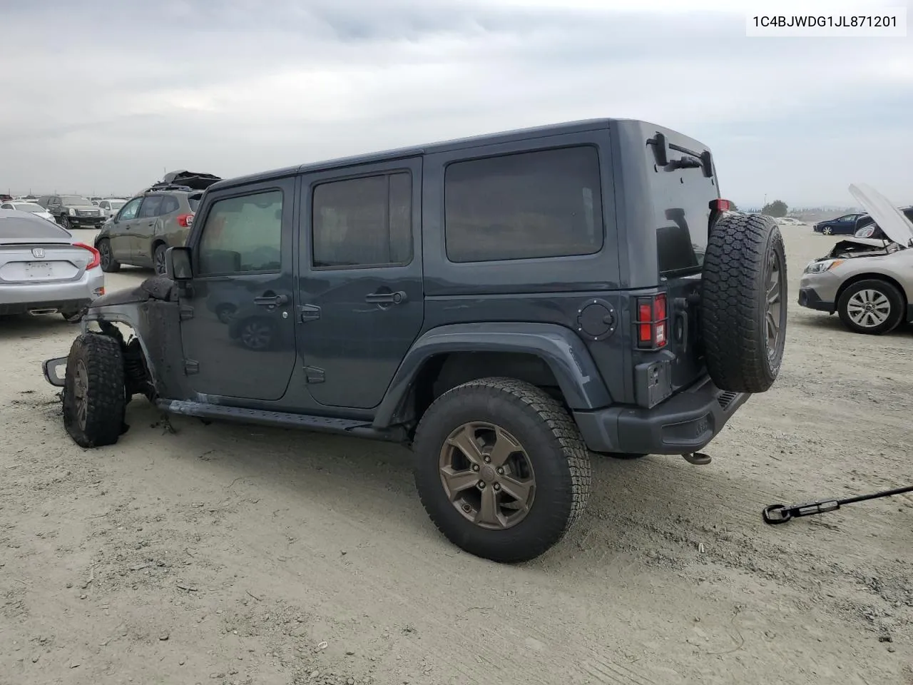 2018 Jeep Wrangler Unlimited Sport VIN: 1C4BJWDG1JL871201 Lot: 66026884