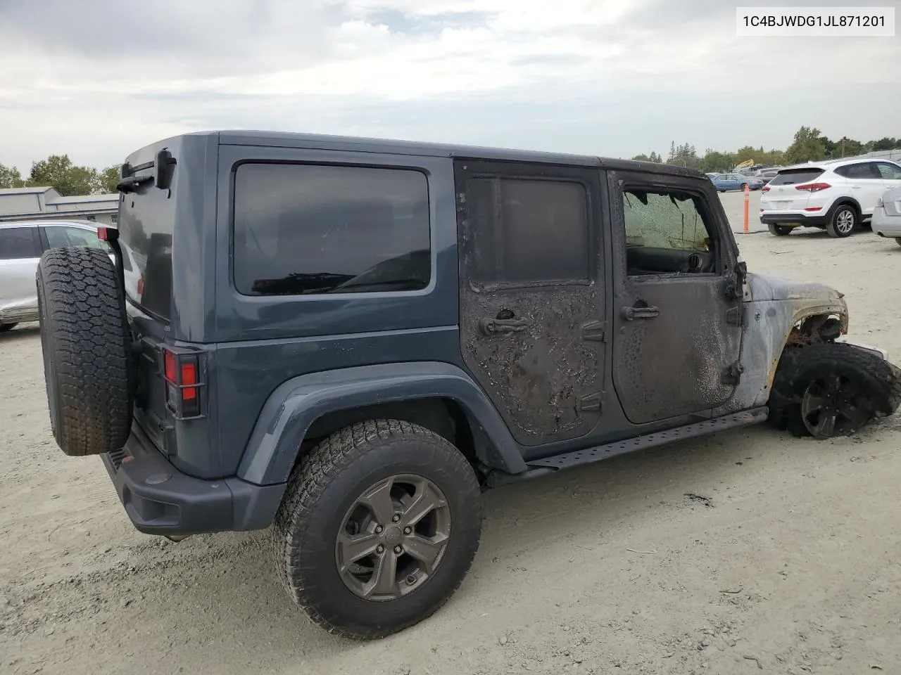 2018 Jeep Wrangler Unlimited Sport VIN: 1C4BJWDG1JL871201 Lot: 66026884