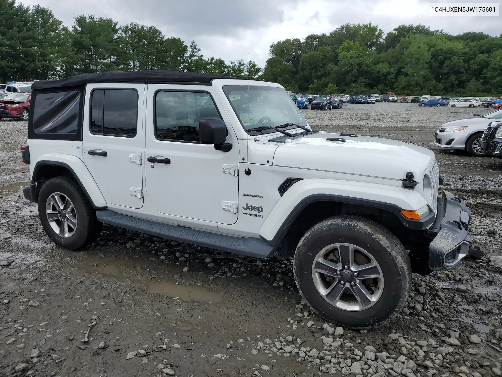 2018 Jeep Wrangler Unlimited Sahara VIN: 1C4HJXEN5JW175601 Lot: 66756954