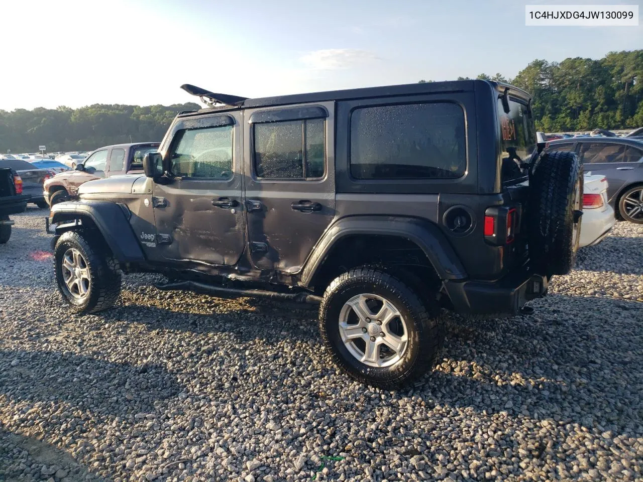 2018 Jeep Wrangler Unlimited Sport VIN: 1C4HJXDG4JW130099 Lot: 66857424