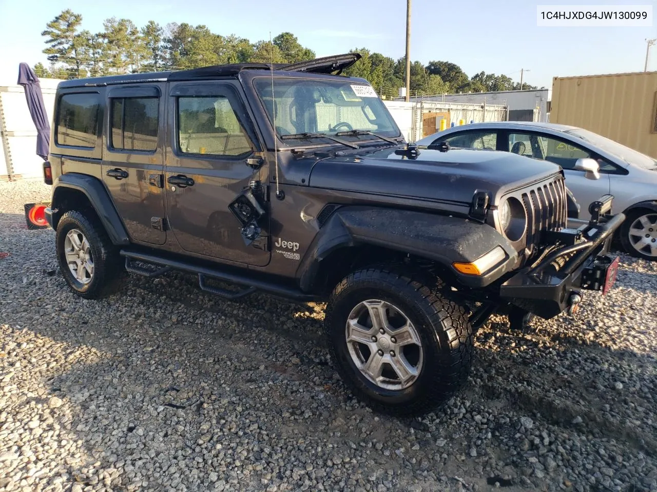 2018 Jeep Wrangler Unlimited Sport VIN: 1C4HJXDG4JW130099 Lot: 66857424