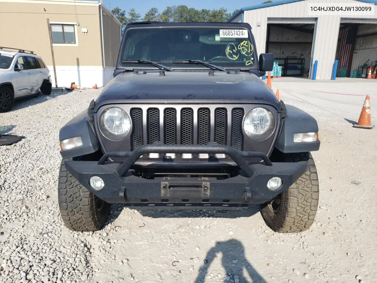 2018 Jeep Wrangler Unlimited Sport VIN: 1C4HJXDG4JW130099 Lot: 66857424