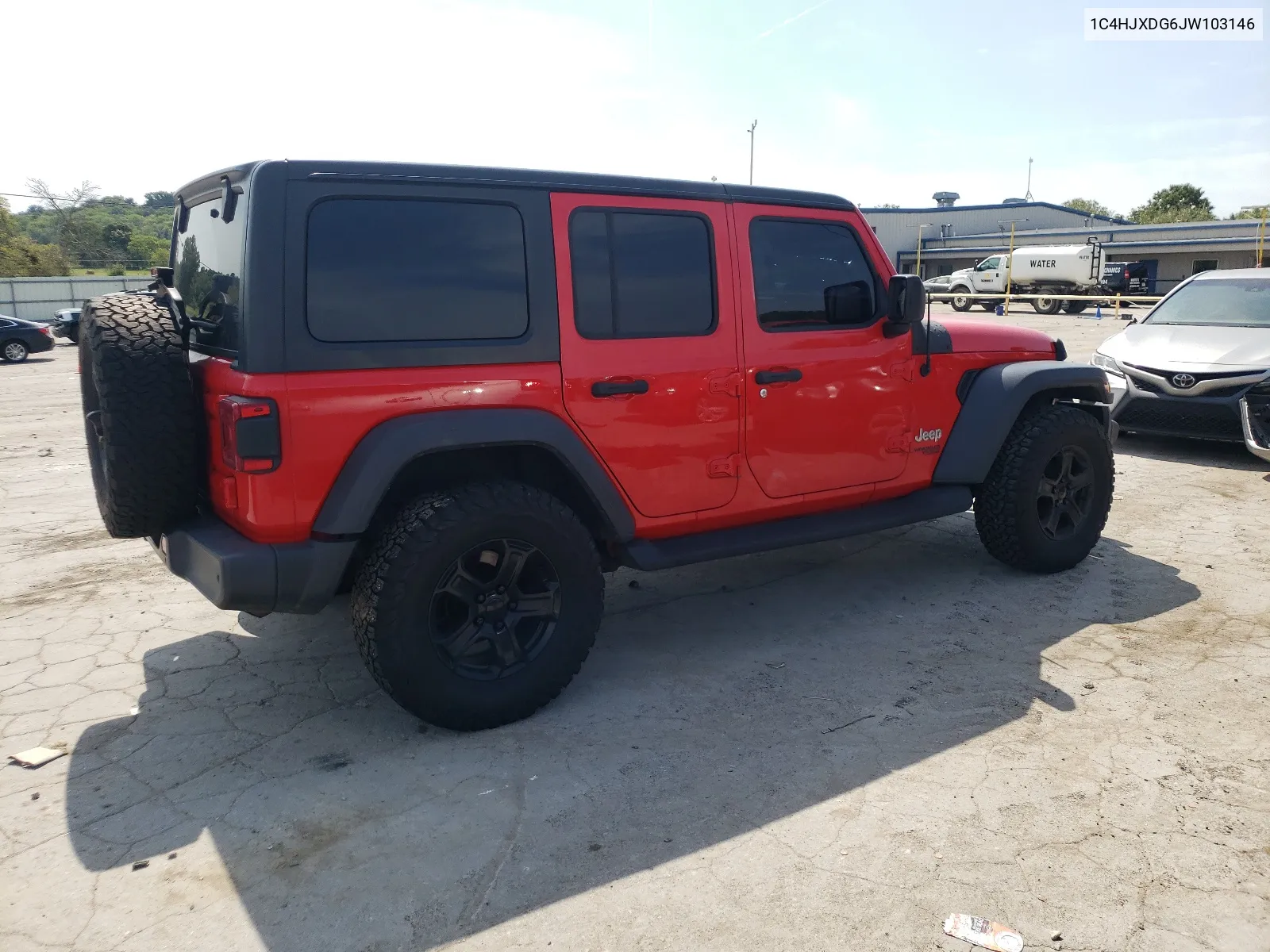 2018 Jeep Wrangler Unlimited Sport VIN: 1C4HJXDG6JW103146 Lot: 66914714