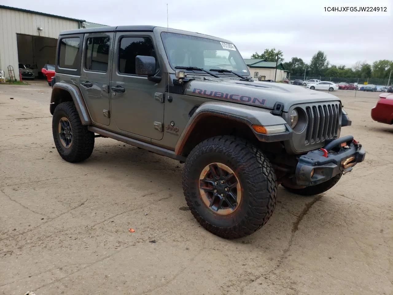 2018 Jeep Wrangler Unlimited Rubicon VIN: 1C4HJXFG5JW224912 Lot: 67513804