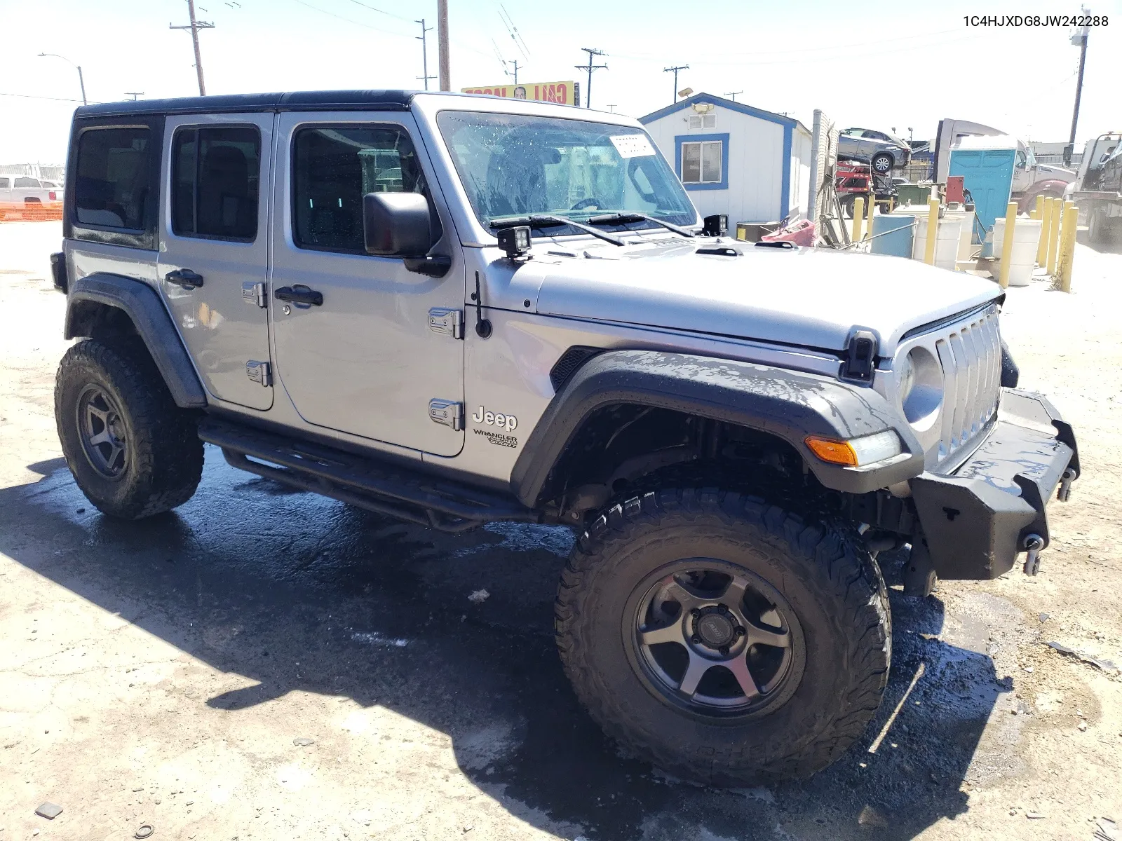 2018 Jeep Wrangler Unlimited Sport VIN: 1C4HJXDG8JW242288 Lot: 67539704