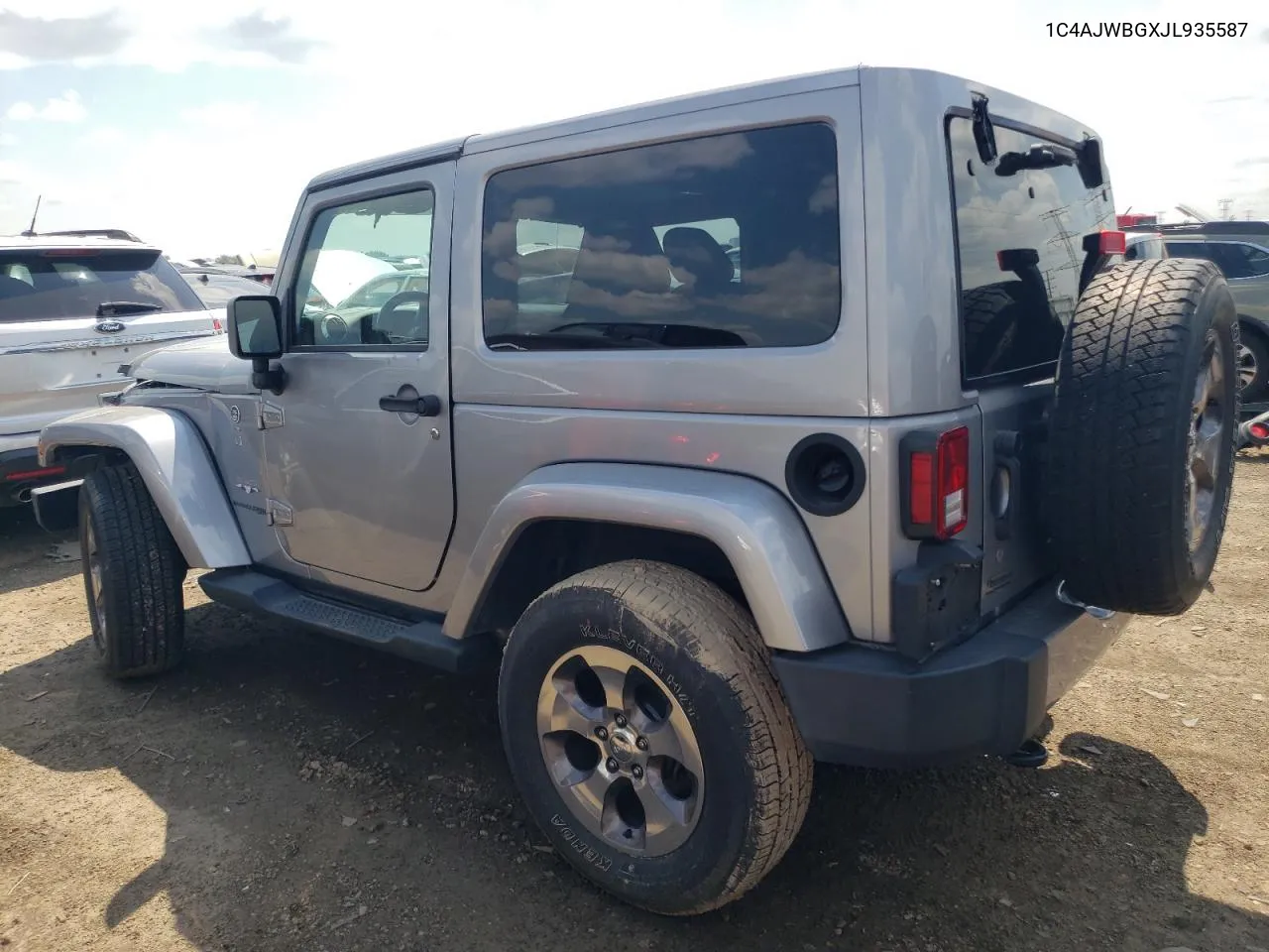 2018 Jeep Wrangler Sahara VIN: 1C4AJWBGXJL935587 Lot: 67796094