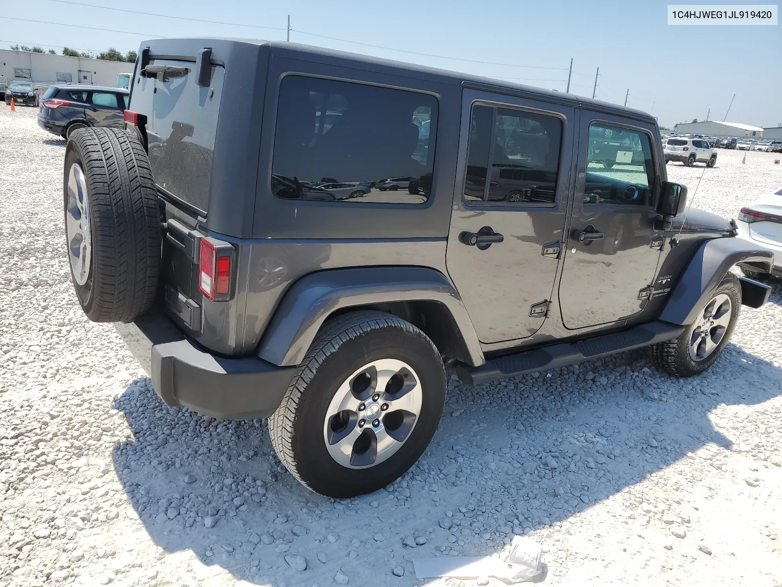 2018 Jeep Wrangler Unlimited Sahara VIN: 1C4HJWEG1JL919420 Lot: 68130694