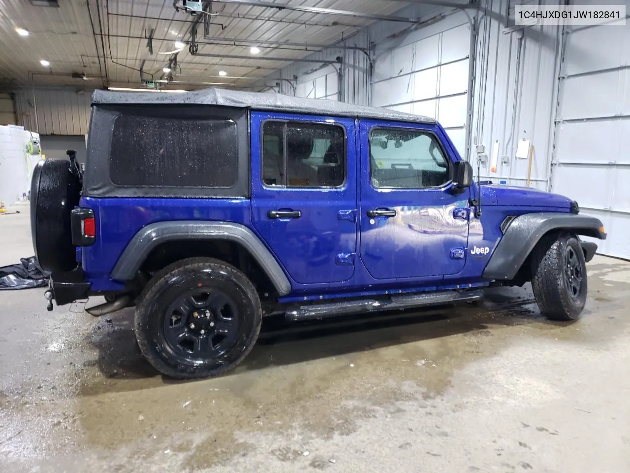 1C4HJXDG1JW182841 2018 Jeep Wrangler Unlimited Sport