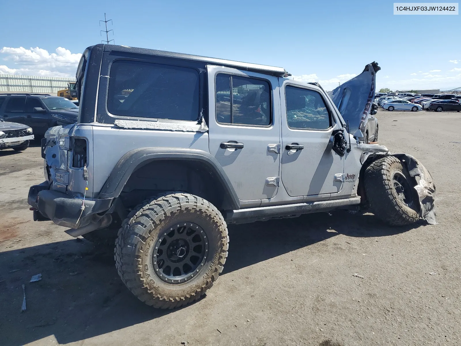 2018 Jeep Wrangler Unlimited Rubicon VIN: 1C4HJXFG3JW124422 Lot: 68243244