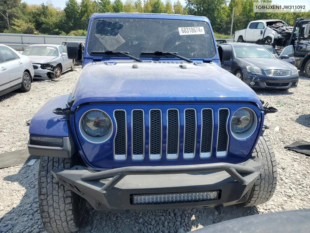 1C4HJXEN1JW311092 2018 Jeep Wrangler Unlimited Sahara