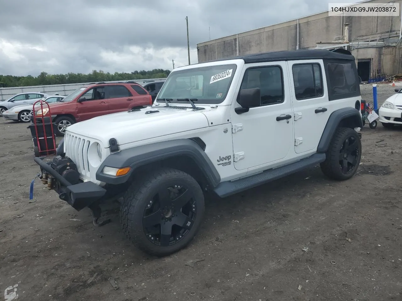 1C4HJXDG9JW203872 2018 Jeep Wrangler Unlimited Sport