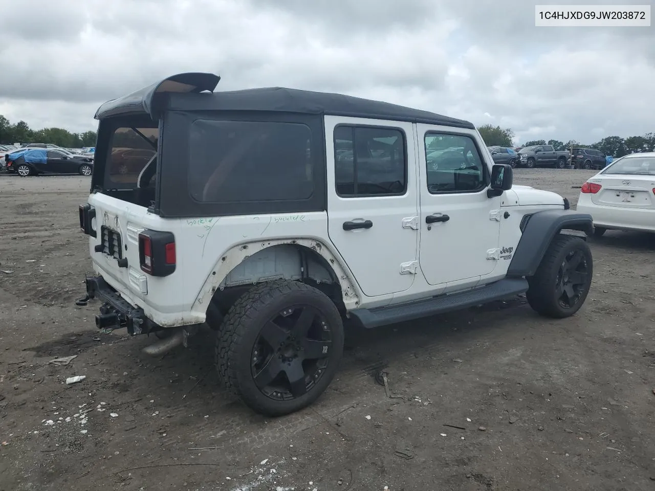 1C4HJXDG9JW203872 2018 Jeep Wrangler Unlimited Sport