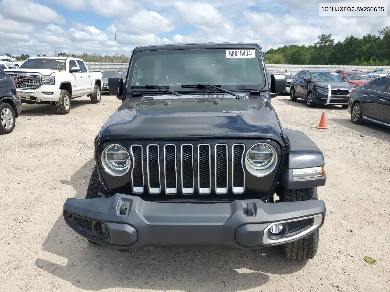 2018 Jeep Wrangler Unlimited Sahara VIN: 1C4HJXEG2JW256685 Lot: 68815404