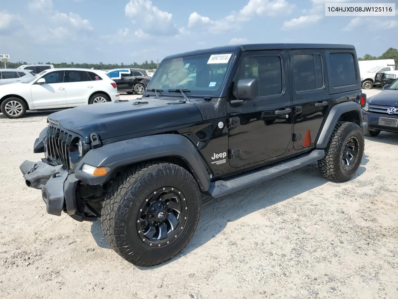 1C4HJXDG8JW125116 2018 Jeep Wrangler Unlimited Sport