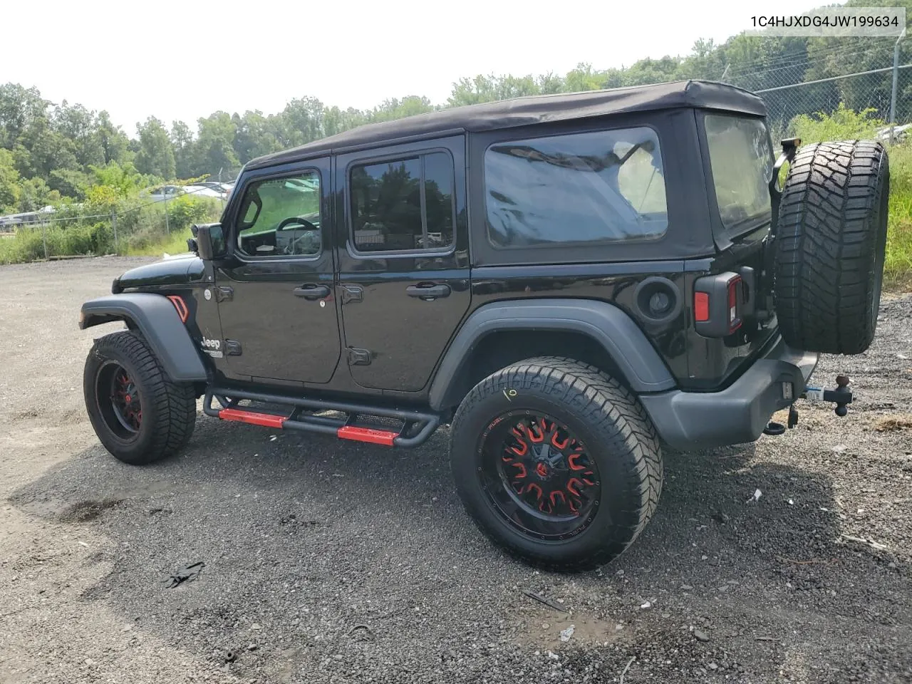 2018 Jeep Wrangler Unlimited Sport VIN: 1C4HJXDG4JW199634 Lot: 69126824