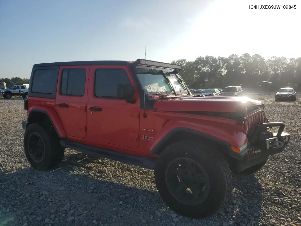 2018 Jeep Wrangler Unlimited Sahara VIN: 1C4HJXEG9JW109845 Lot: 69204774