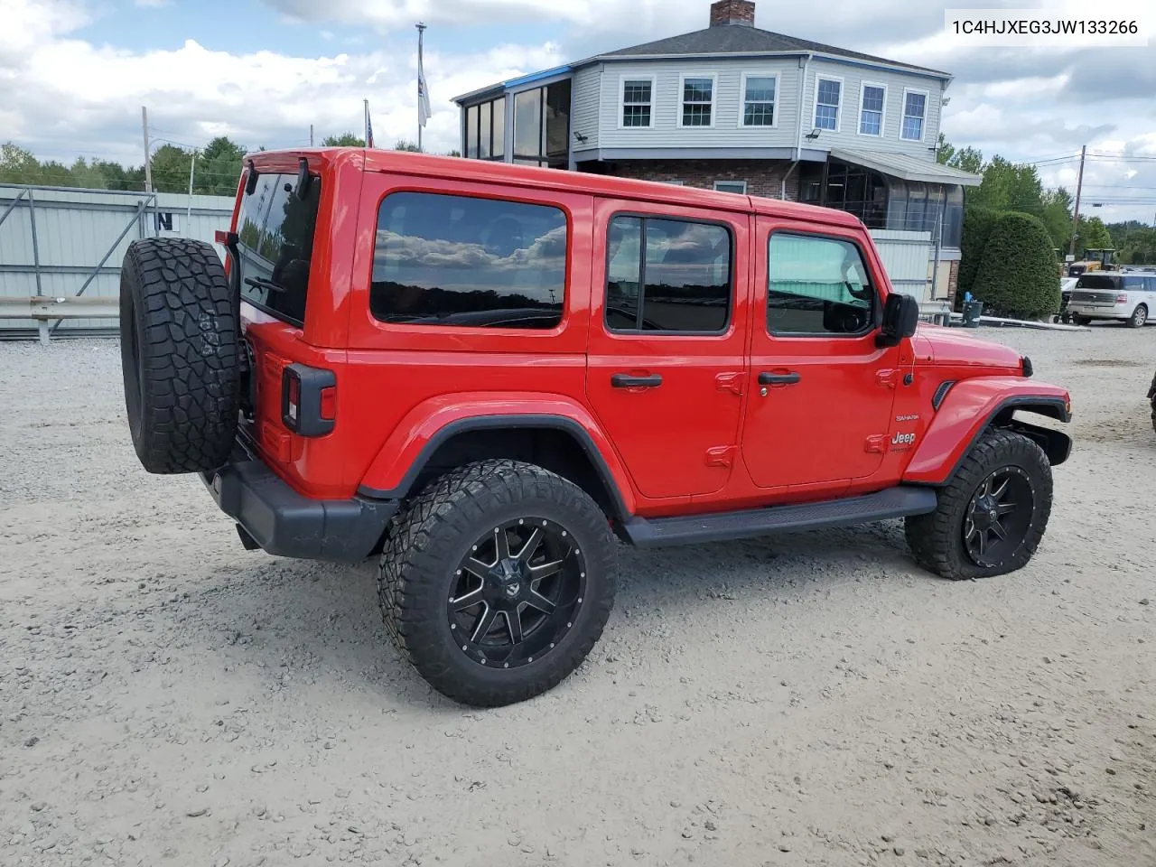 2018 Jeep Wrangler Unlimited Sahara VIN: 1C4HJXEG3JW133266 Lot: 69260794