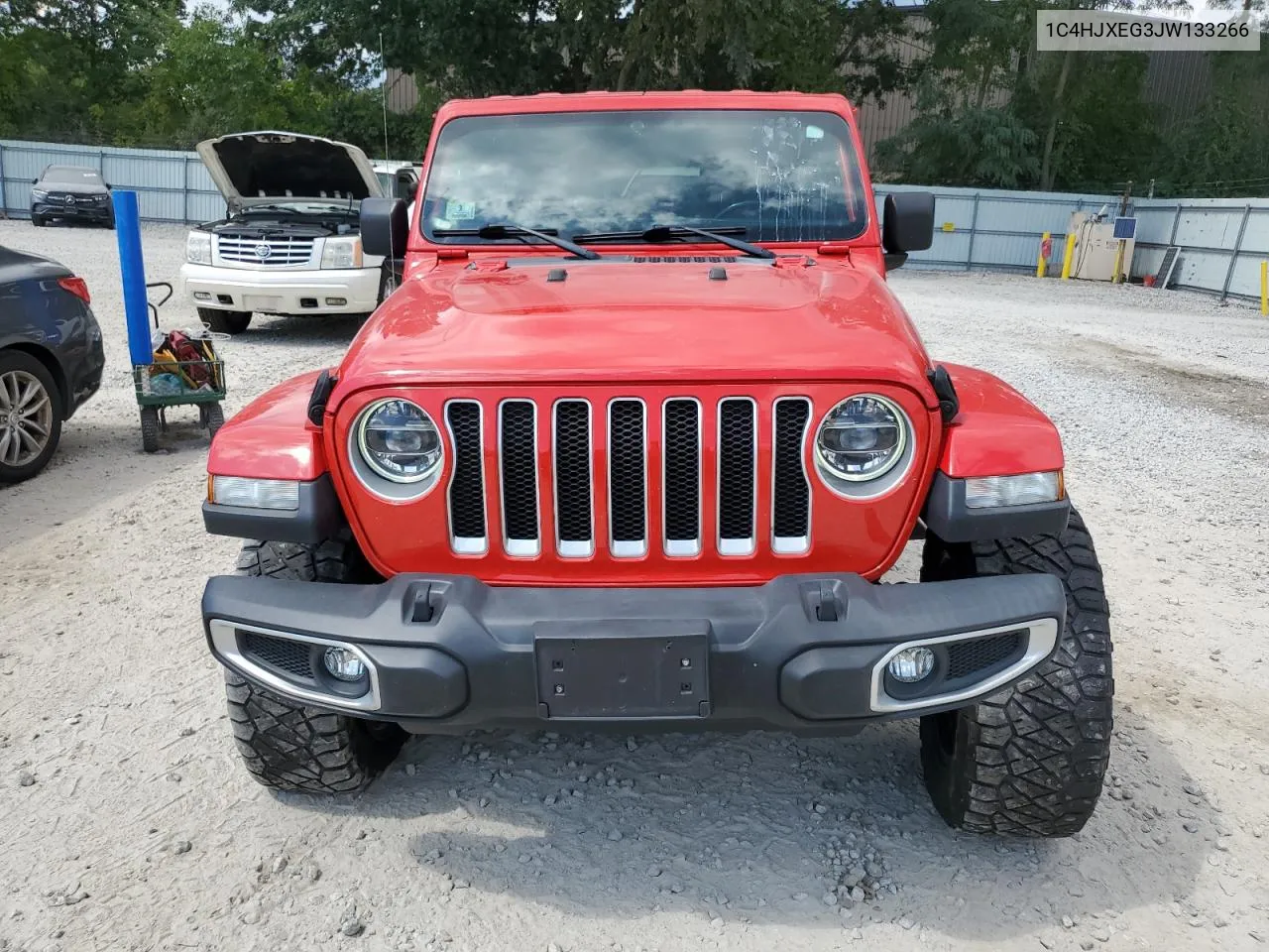 2018 Jeep Wrangler Unlimited Sahara VIN: 1C4HJXEG3JW133266 Lot: 69260794